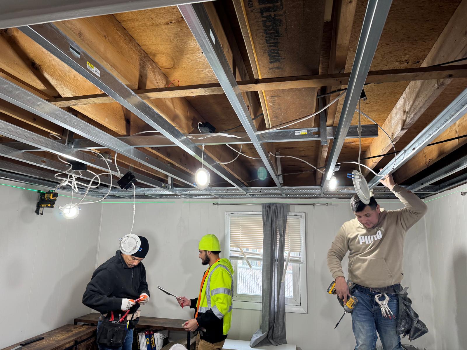 Craftsmanship Close-up Drywall